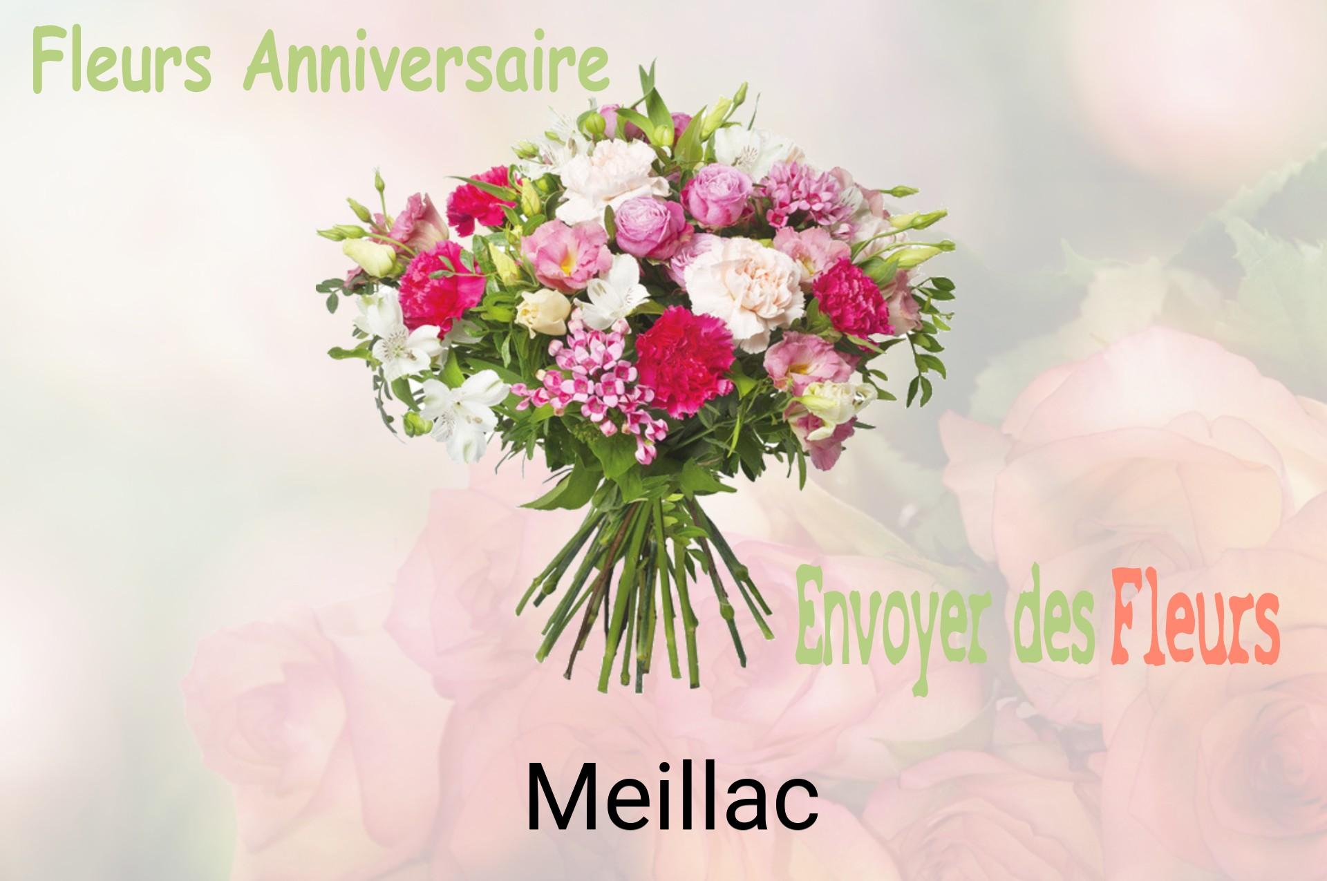 Bouquet de fleurs d’anniversaire livré à Meillac